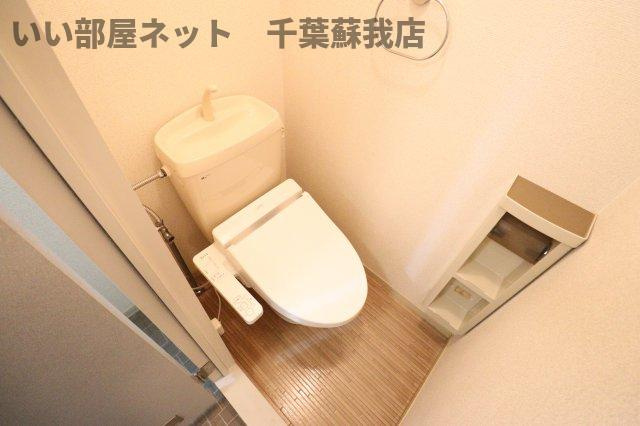 ソレイユ若葉　Bのトイレ|シンプルで使いやすいトイレです