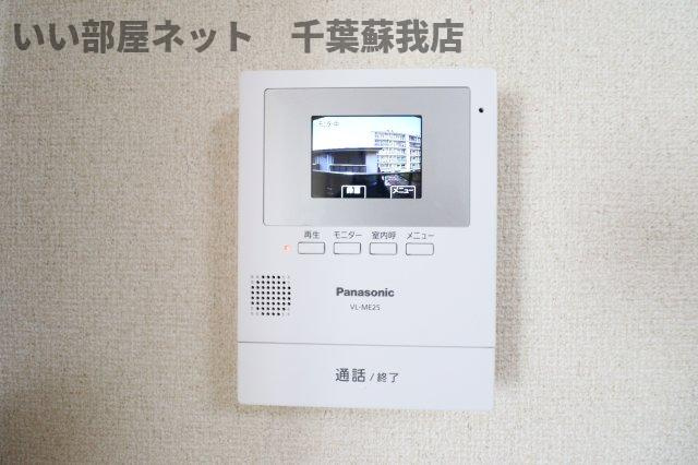 ソレイユ若葉　Bのセキュリティ|TVモニターホン付きでセキュリティ面も安心！