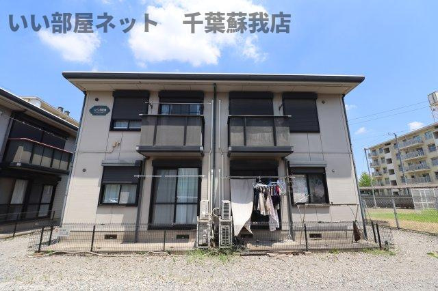 ソレイユ若葉　Bの外観|落ち着いた雰囲気の外観です
