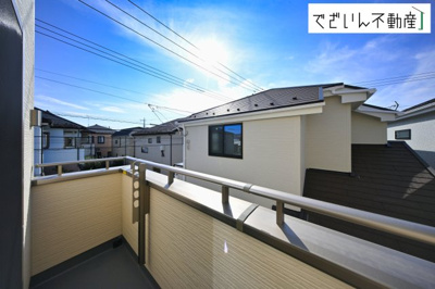 【バルコニー】 | いろどりアイタウン久喜市久喜東1丁目　新築住宅 | ≪1号棟≫
現地(2025年11月撮影)