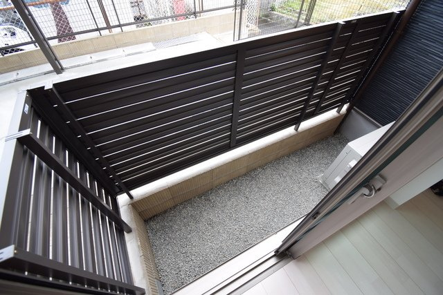 THE　CITY山吹Ⅱのバルコニー