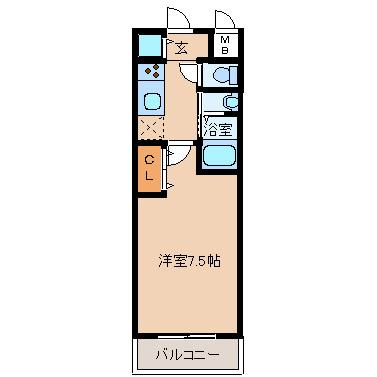 【間取り】 | シャルマンフジ天神橋リバーサイド