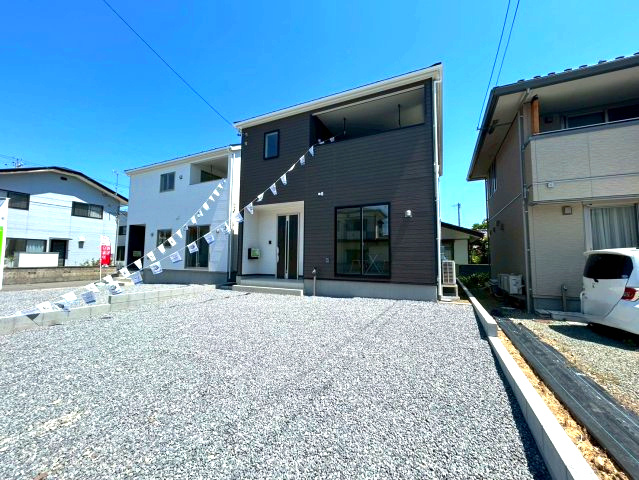 長野市篠ノ井小森の新築一戸建の外観