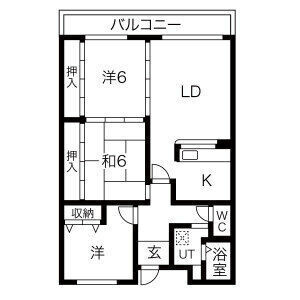 カルム千里山土井の間取り