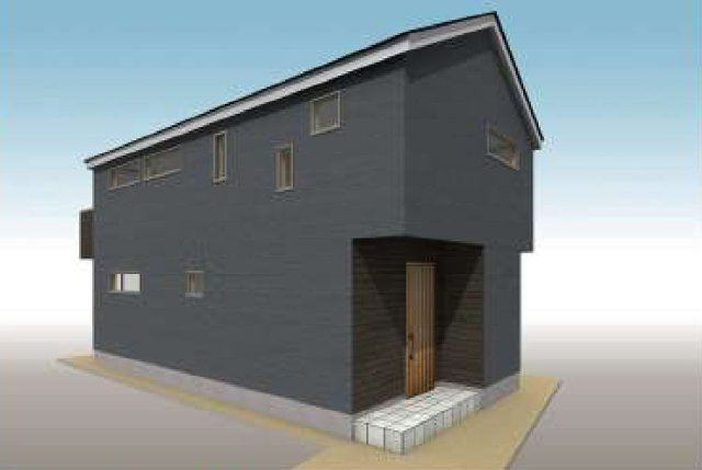 横浜市港南区港南6丁目 新築戸建て【仲介手数料無料】の外観パース