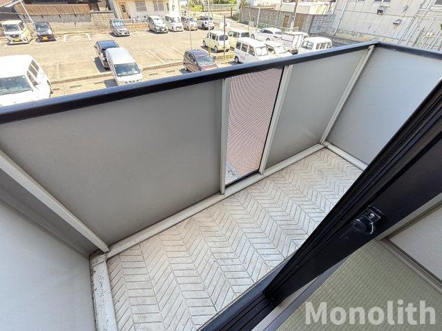 紙屋ハウス5番館のバルコニー