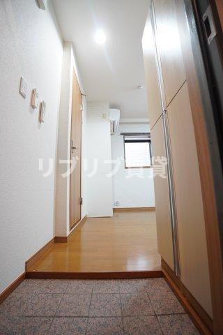 ビラサカエの玄関