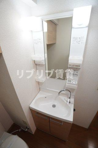 ビラサカエの洗面所