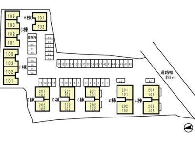 【区画図】 | リビングタウン狭山池D棟