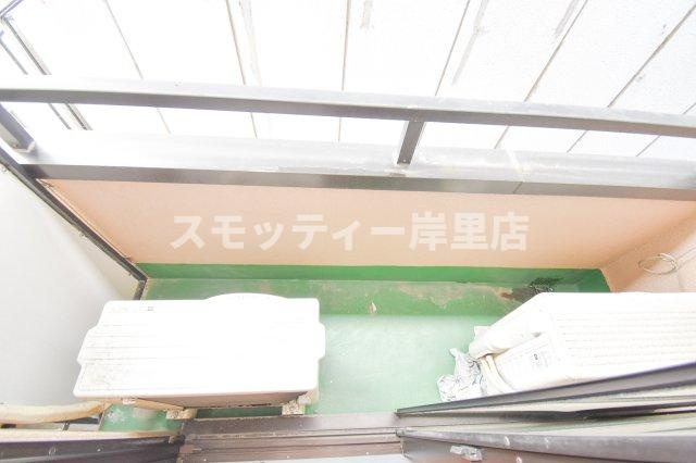 センチュリー浜口のバルコニー