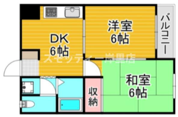 センチュリー浜口の間取り