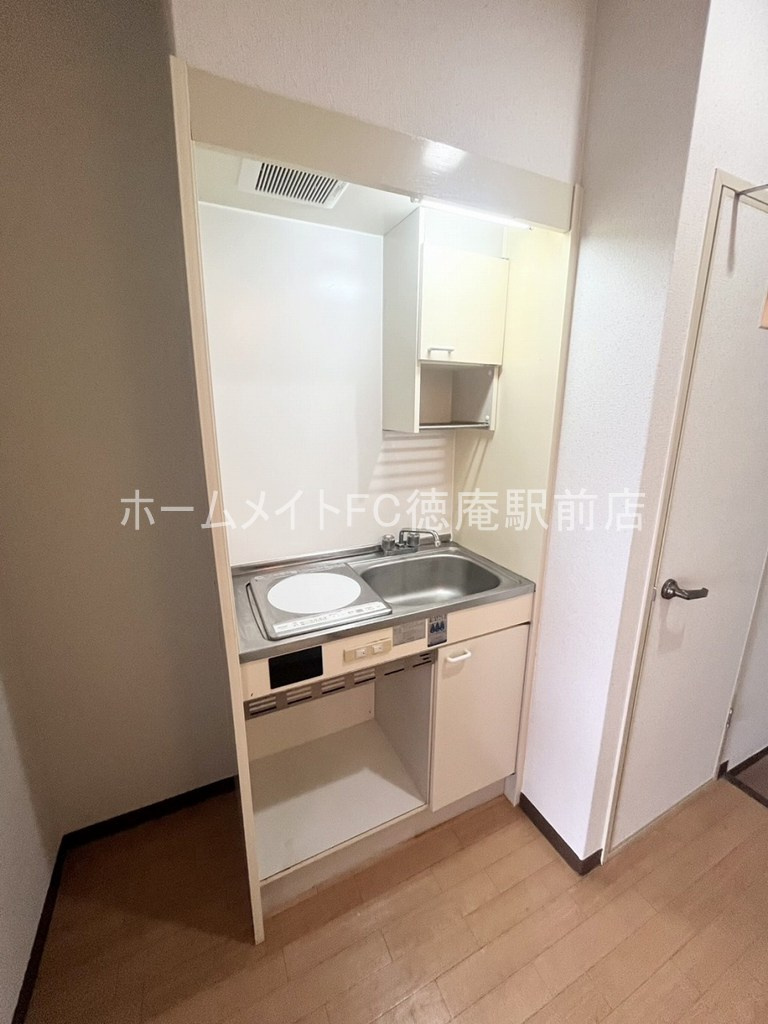 大阪市城東区天王田の賃貸マンションのキッチン