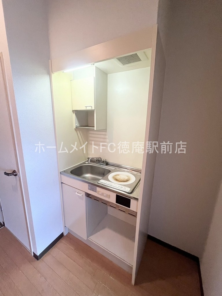 大阪市城東区天王田の賃貸マンションのキッチン