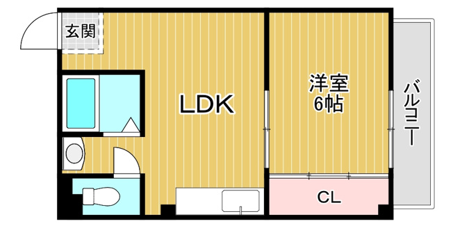 【間取り】 | サンライズツイン関目1号館