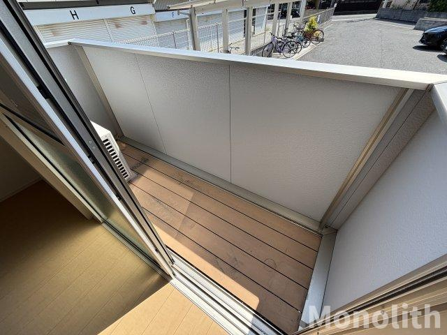 ラフォンテ久米田のバルコニー