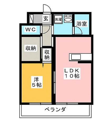 浜松市中央区天龍川町の一棟マンションの間取り