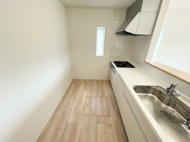 耐震等級３！ご成約プレゼント対象物件！のキッチン|家族の会話が弾む開放的なカウンターキッチンです♪