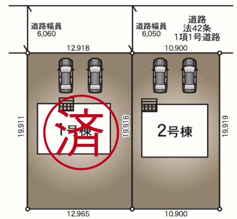 耐震等級３！ご成約プレゼント対象物件！の区画図|仕様のご確認やローンのご相談は＜Tel 026-477-7419＞まで♪