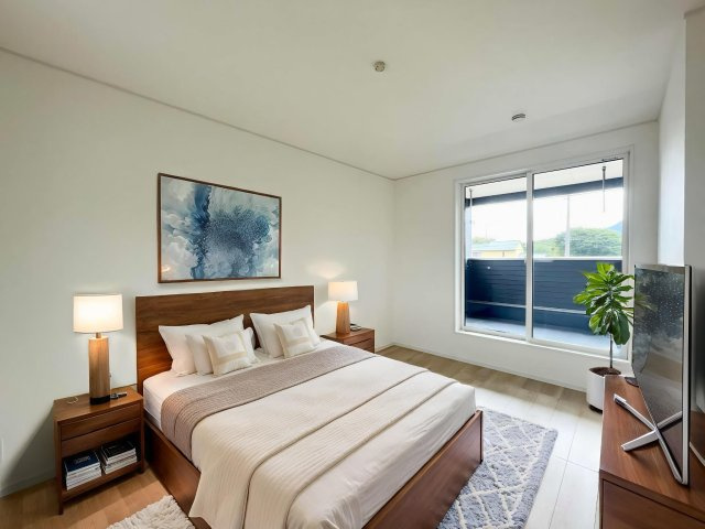 耐震等級３！ご成約プレゼント対象物件！の洋室|日当たり風通しともに良好！明るく朝を迎えられるつくりになっています♪　※ CGで家具を配置しています