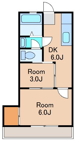 相互アパートの間取り