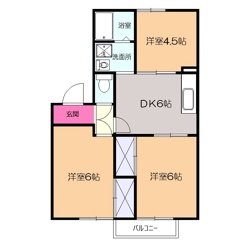 メゾン小町Cの間取り