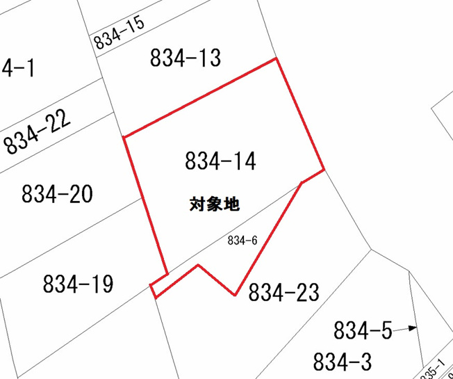 【土地図】 | 清水区大内　土地