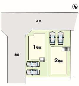 ケイアイリガーレ／菊池郡菊陽町４期／１号棟の区画図