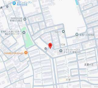 ケイアイリガーレ／菊池郡菊陽町４期／１号棟の地図