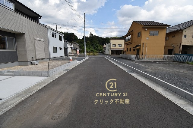 リーブルガーデン  第1笠間市笠間　5の前面道路含む現地写真|現地撮影（2025年9月）