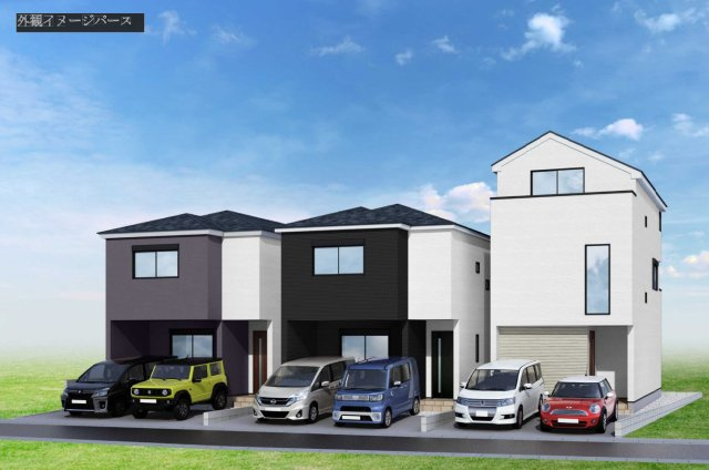 横浜市栄区飯島町 新築戸建て【仲介手数料無料】カースペース2台