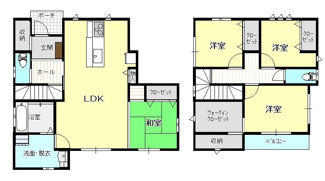 【間取り】 | 戸建　内浜町