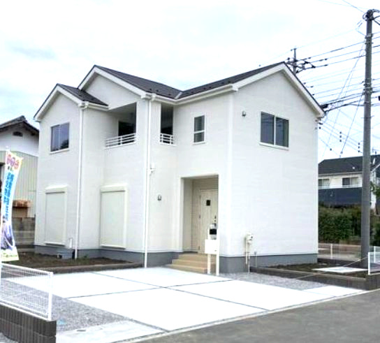 リーブルガーデンS富岡市下高瀬第１　１号棟の完成予想図|富岡市下高瀬に全１１棟の住宅を建築中です。
お客様のご都合に合わせて同仕様の物件もご見学頂けます♪
リーブルガーデンはシンプルで飽きのこないデザインでおススメです☆