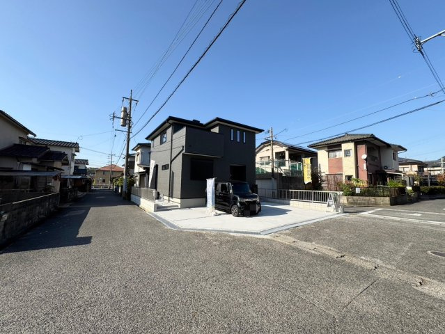 SUN COURTーサンコート－小倉南区横代北町４丁目【小倉南区　新築戸建て】の前面道路含む現地写真|ダイレックス横代店　徒歩13分【小倉南区　新築戸建て】