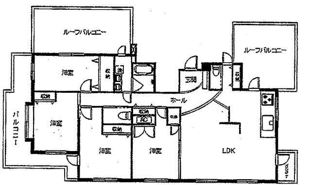 横浜市中区千代崎町１丁目の賃貸マンションの間取り