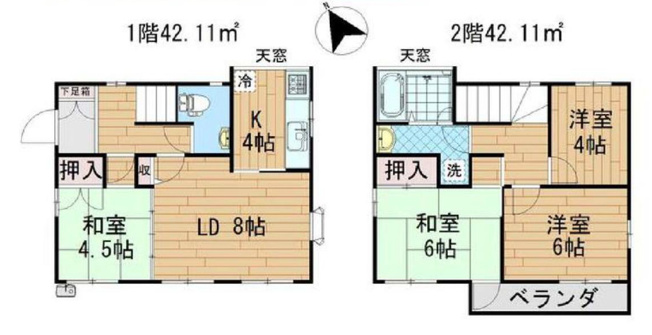 【間取り】 | 4LDKはリビングダイニングキッチンと4つの居室がある間取りで、大家族や二世帯住宅に最適。広々としたリビングで家族団らんを楽しみ、個室でプライベートな時間も確保でき、快適な生活を送ることができますよ。