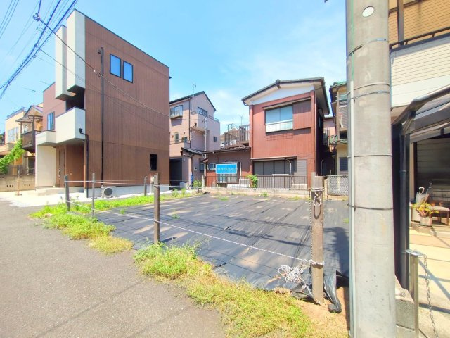 ふじみ野市福岡武蔵野の売地の前面道路含む現地写真