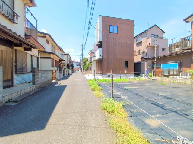 ふじみ野市福岡武蔵野の売地の前面道路含む現地写真