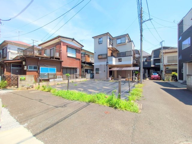 ふじみ野市福岡武蔵野の売地の前面道路含む現地写真