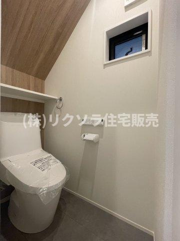 田井西町　新築一戸建ての設備|トイレ　温水洗浄便座付き
■物件内覧・資金計画相談・住宅ローン相談、リフォーム相談、お問合せ受付中■
※当日・翌日のご内覧、ご相談はお電話でのお問合せがスムーズです！