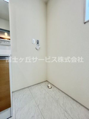 【ランドリースペース】 | 周智郡森町円田 新築一戸建て 1号棟 | 洗濯機置き場