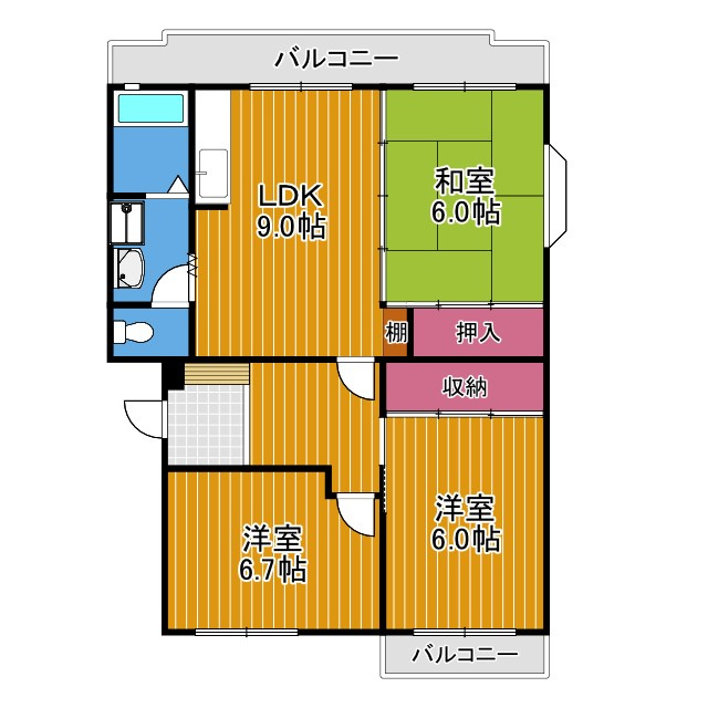 パークマンションの間取り