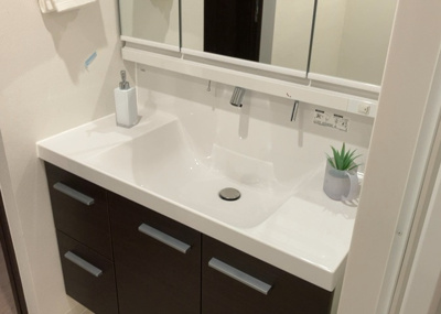 【独立洗面台】 | ドミナス多摩・南大沢 | 洗面化粧台では顔を洗ったり、身だしなみを整えることが本来の使い方ですが、用途によっては洗面化粧台に求められる機能が違ってくるため、ご自身や家族のライフスタイルに合ったものを選ぶことをおすすめ致します。