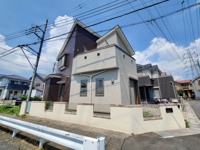 八潮市　南川崎　中古戸建の前面道路含む現地写真|前面道路含む現地写真です