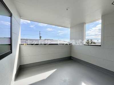 【バルコニー】 | 周智郡森町円田 新築一戸建て 2号棟 | 落ち着いた時間を過ごせるバルコニーです