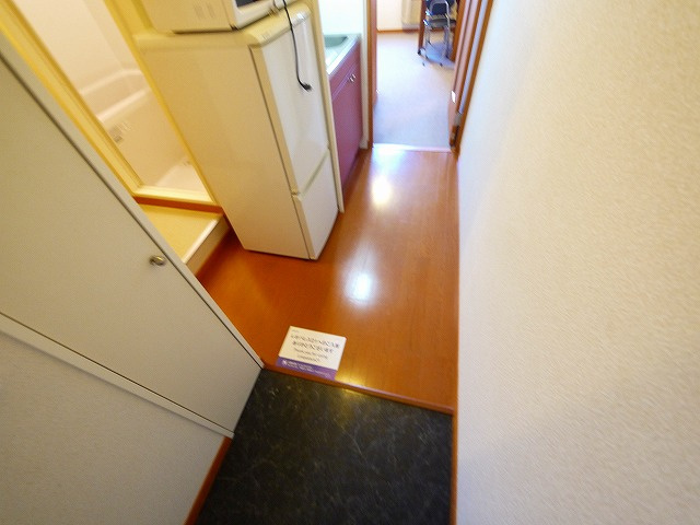 レオパレスプラヌス木津の玄関