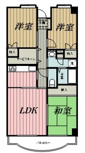 レジデンス穴川の間取り