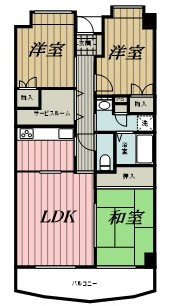 レジデンス穴川の間取り