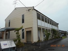 レオパレスボン・ボヌールの外観|きれいな外観です