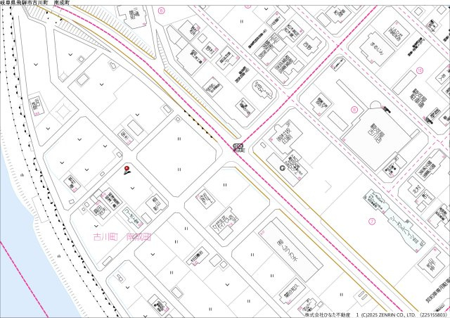 7/1新規　土地　飛騨市古川町南成町　300万の土地図