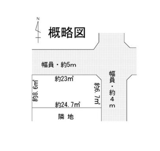 7/1新規　土地　飛騨市古川町南成町　300万の区画図